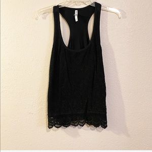 Aeropostale Tank Top with lace trim
